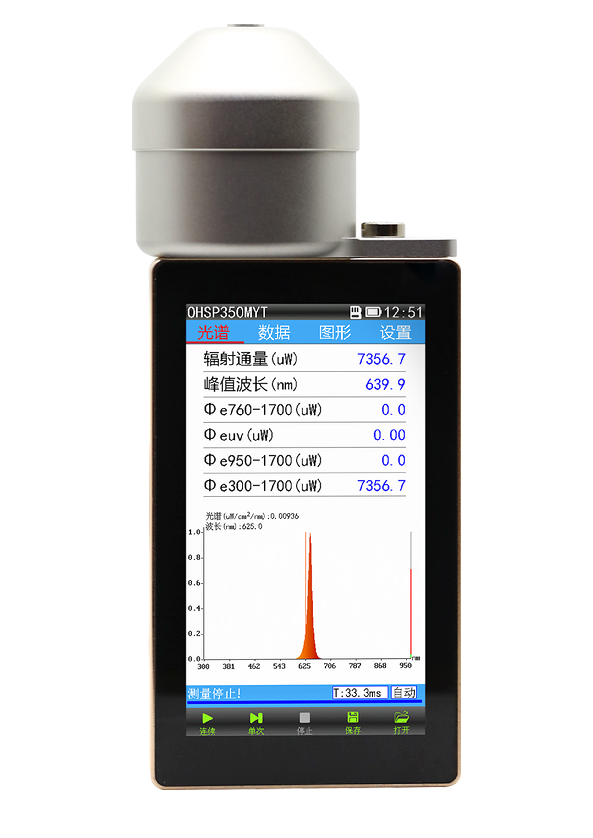 OHSP-350MYT内窥镜冷光源光谱分析仪 OHSP-350MYT内窥镜冷光源光谱分析仪