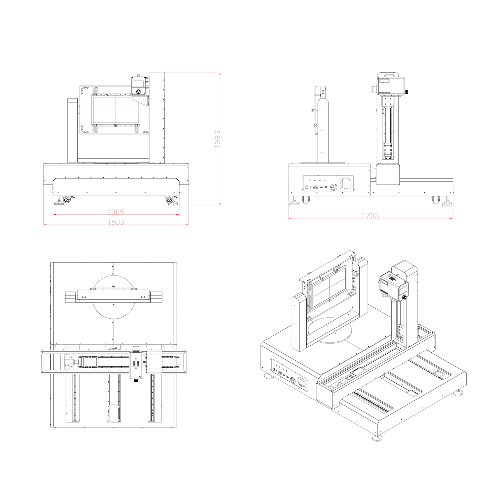 HPDMS五轴显示屏测试系统